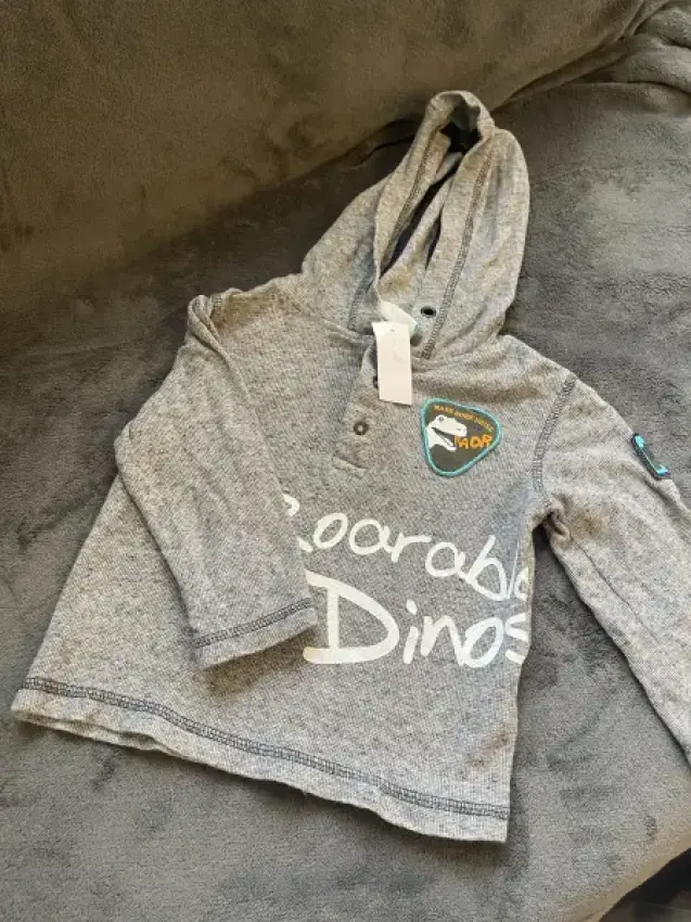 Topomini Pulli grau Dino 