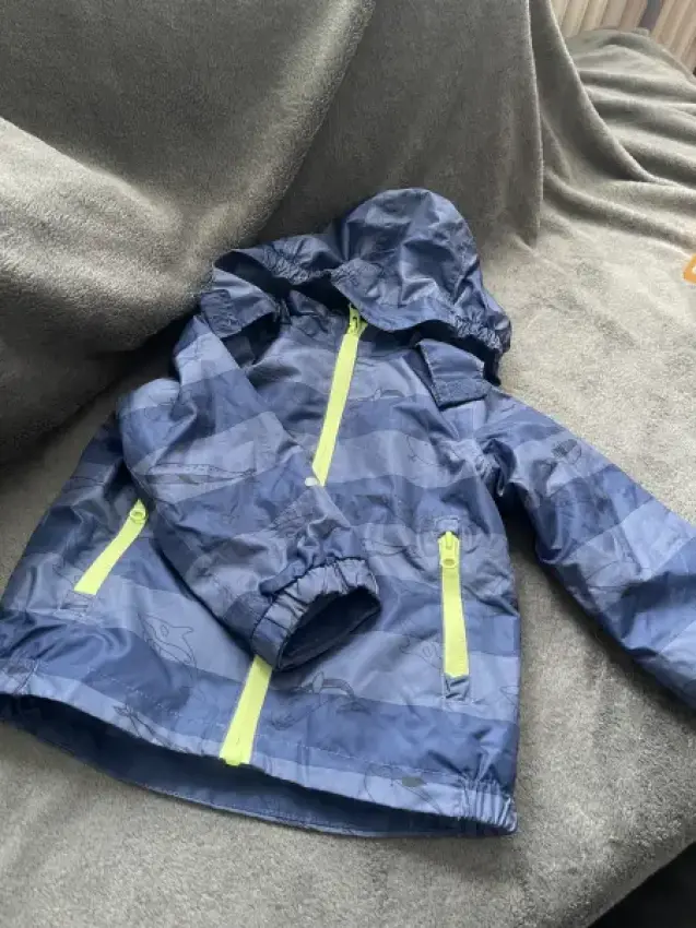 Regenjacke Blau 