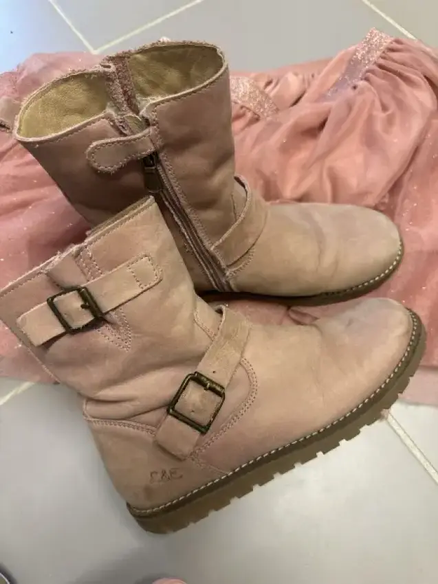 Boots Lotta & Emil rosa gefüttert 