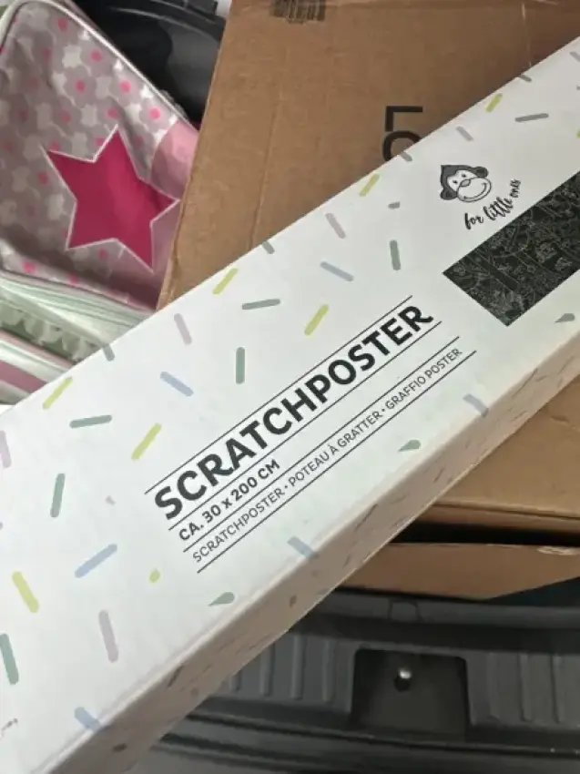 Scratch Poster Rolle