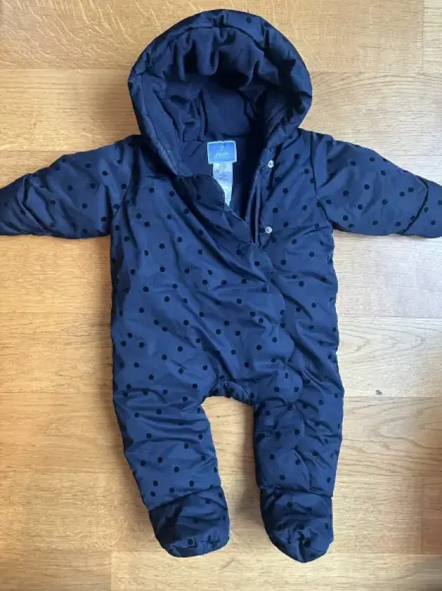 JACADI Daunen Schneeanzug Baby 12M