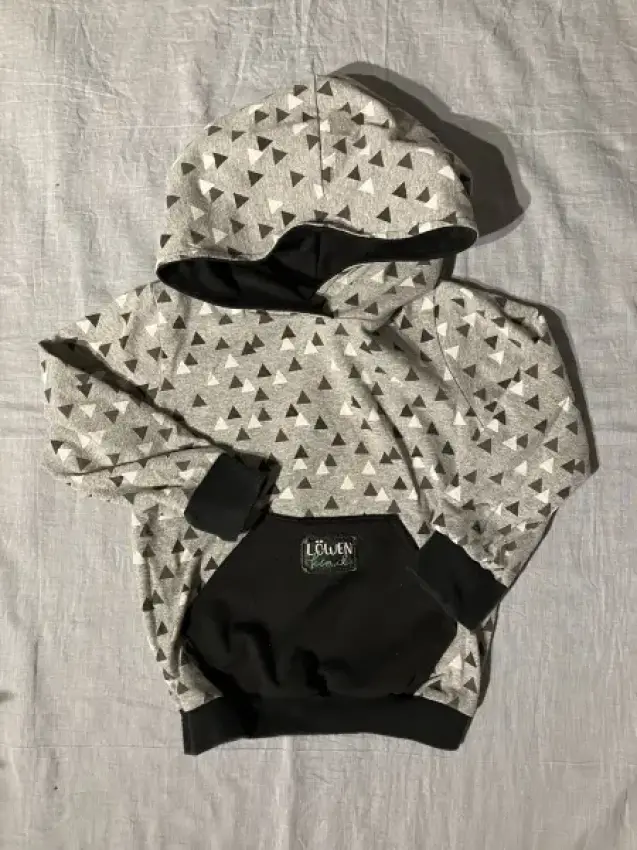 Handmade Hoodie grau 98