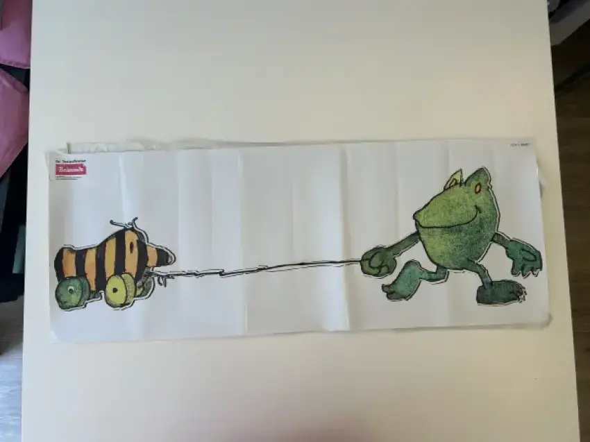 Wandtatoo Janosch Frosch Tiegerente