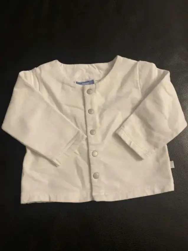 Jacadi Jäckchen Jersey Weiss