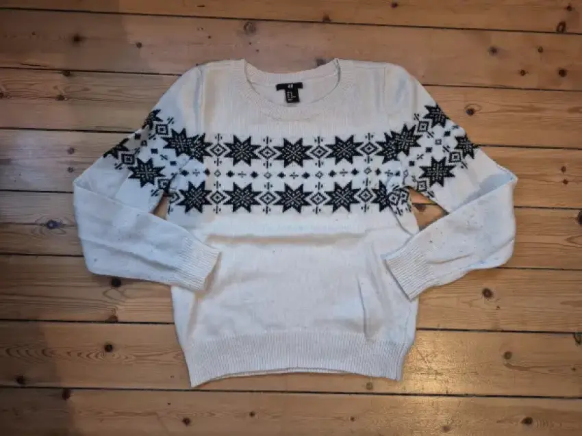 Winterlicher Strickpullover
