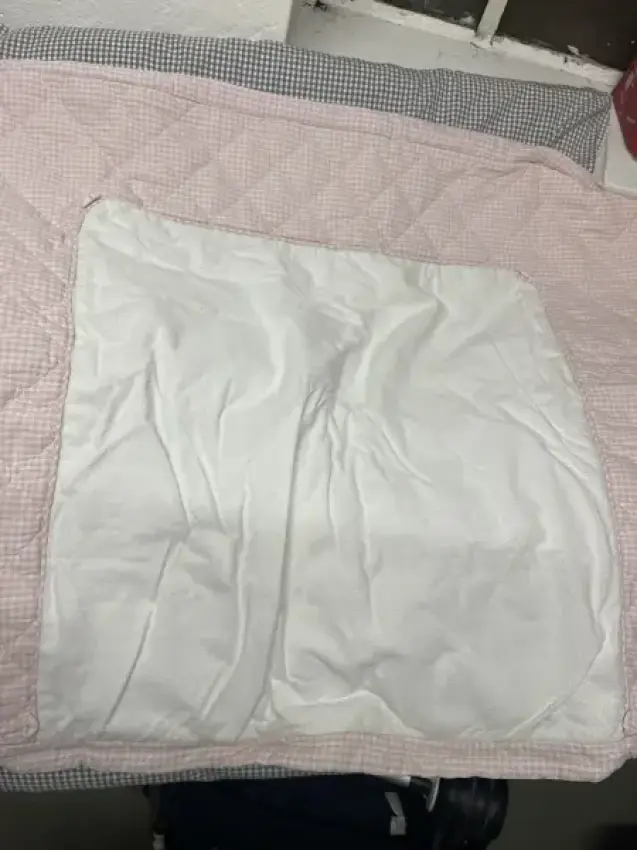 Wickelungerlage rosa kariert