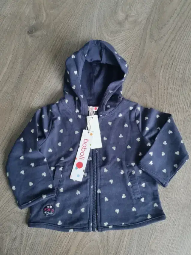 Neue Sweatshirtjacke gr. 80 boboli 