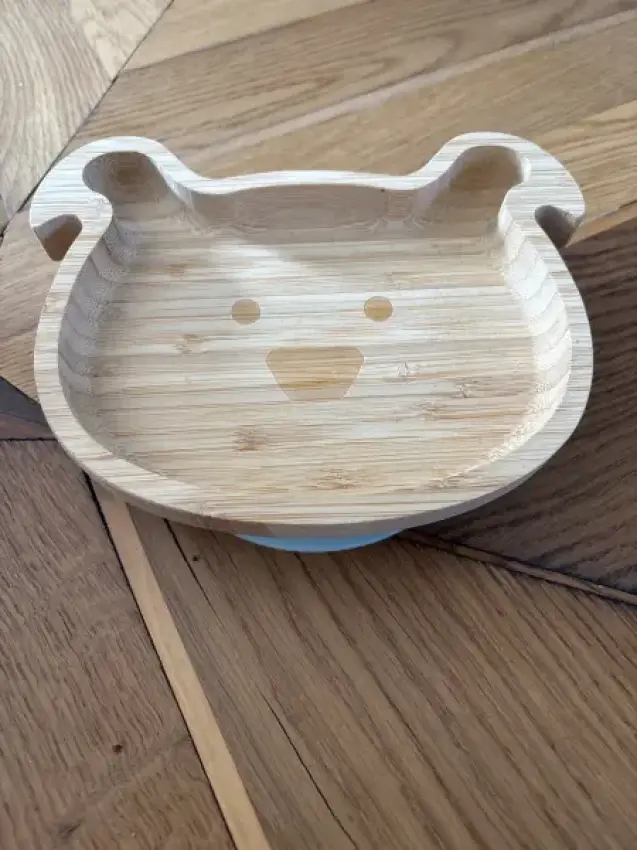 Lässig Bambusteller Hund