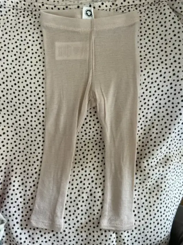 MÜSLI Leggings Merinowolle puderrosa, Gr. 80