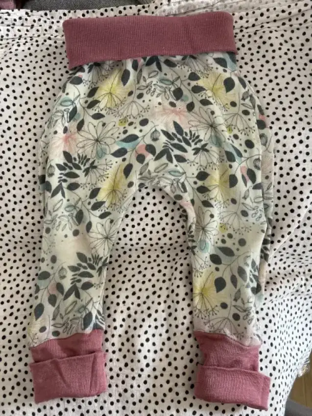 Pumphose Merino blumig Gr. 80