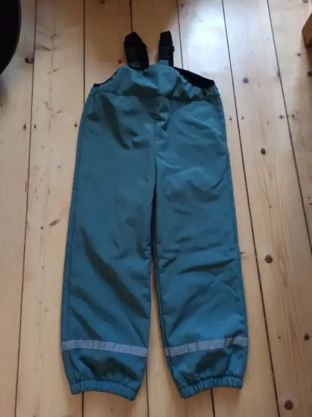 Regenhose neu grün gefüttert