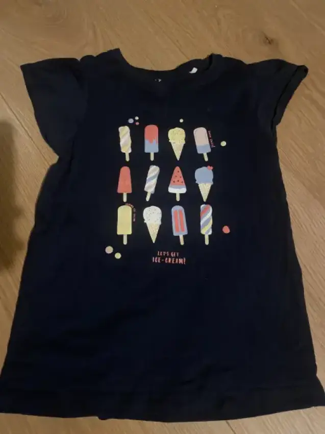 Topolino Ice Cream Shirt blau