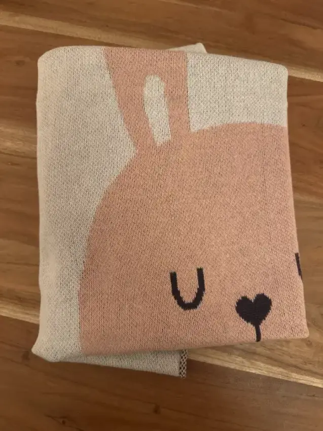 Hasen decke rosa neu