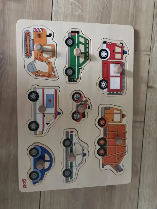 Steckpuzzle Fahrzeuge 