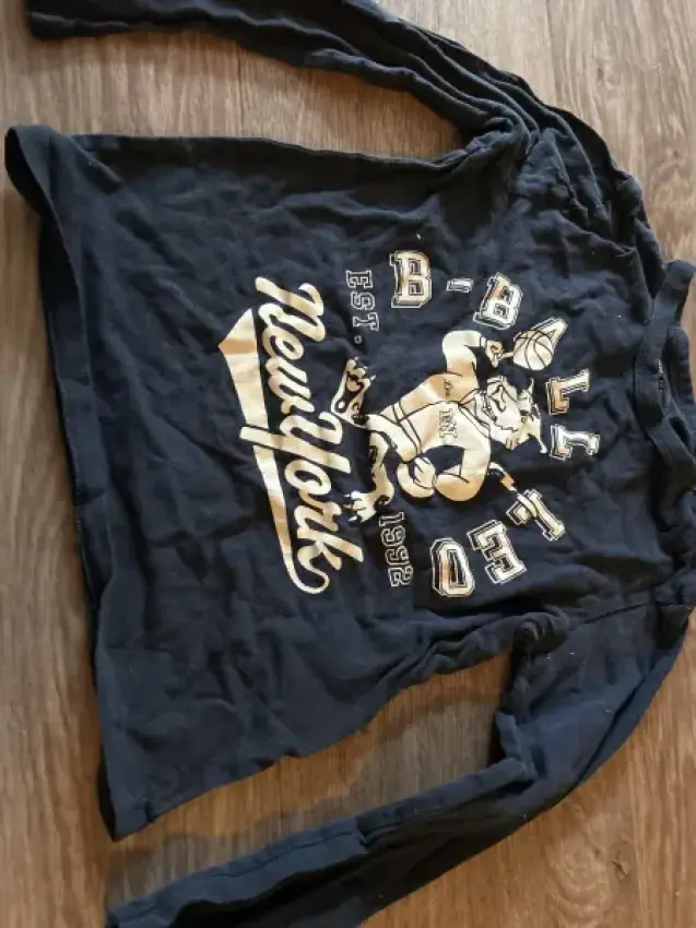 H&M Longsleeve dunkelblau B-Ball