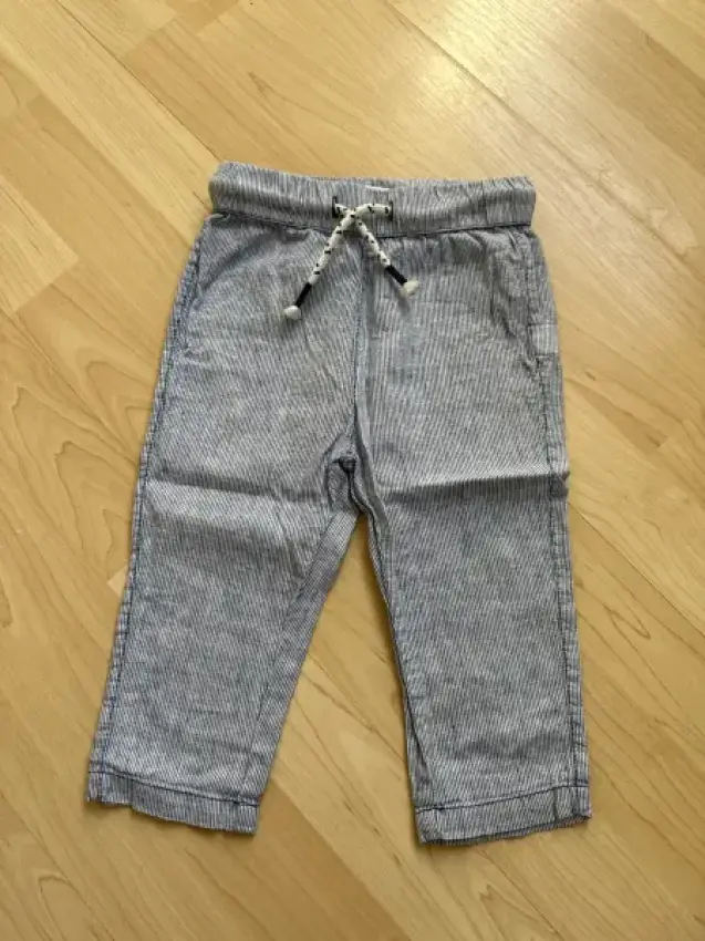 Leinenhose blau Topomini