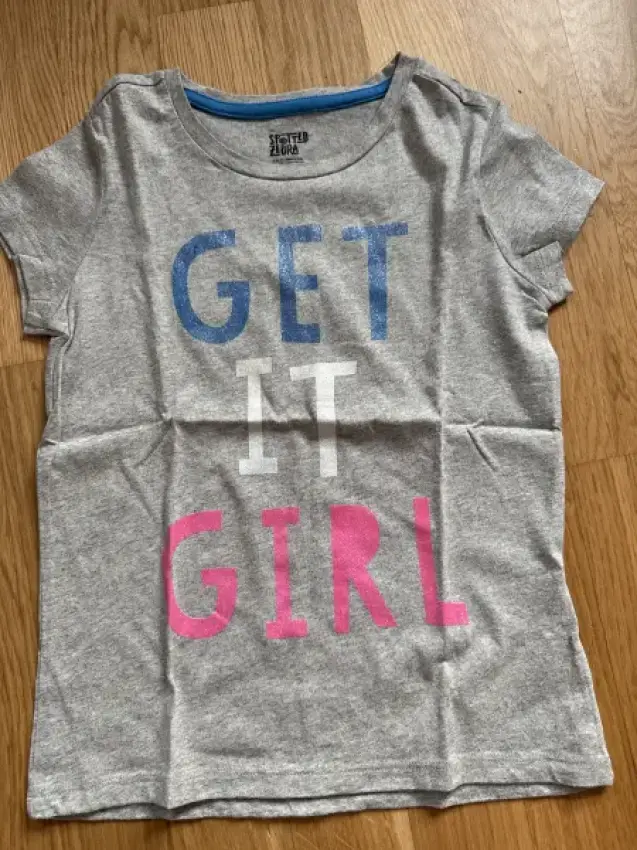 T-Shirt, Glitzerdruck