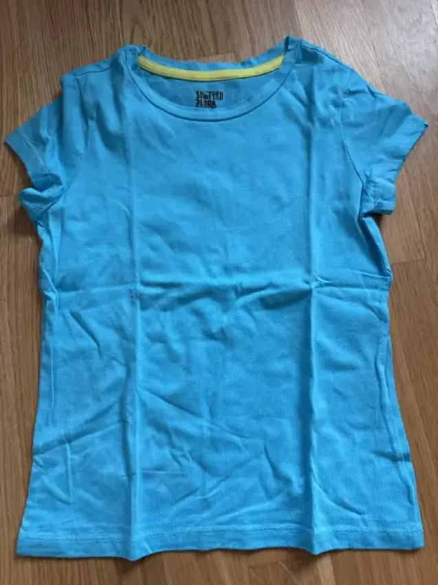 T-Shirt hellblau, Ungetragen