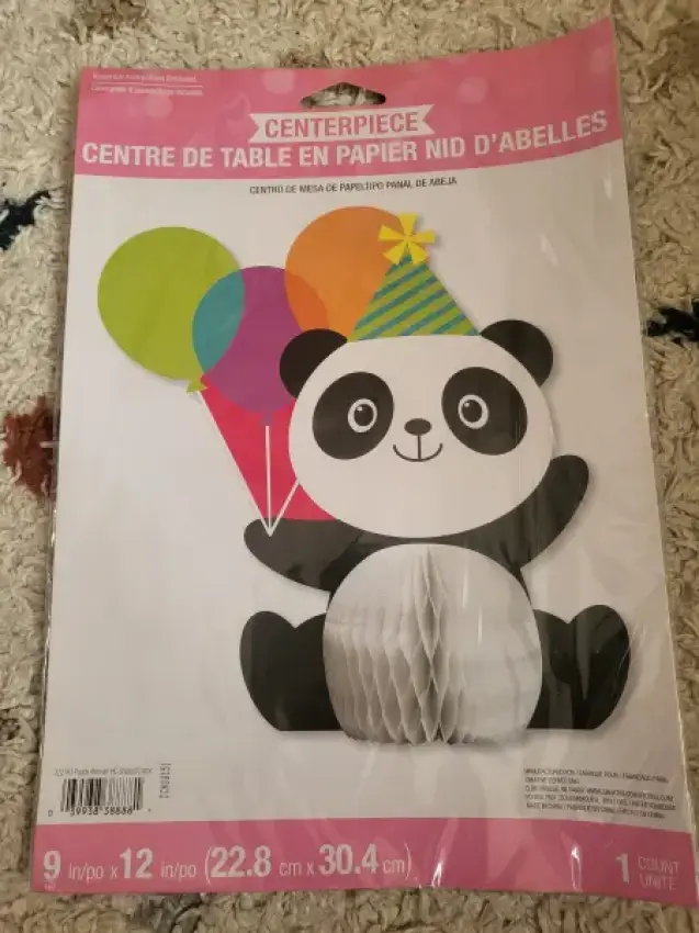 Panda Aufsteller Geburtstag