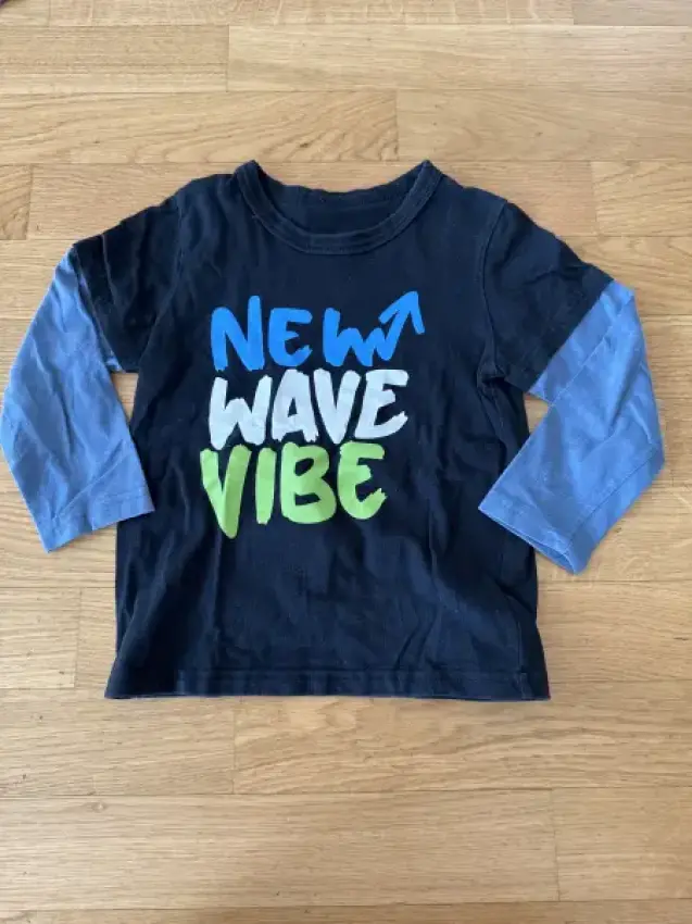 Longsleeve blau/schwarz