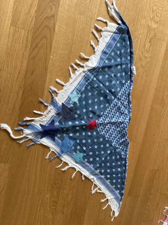 Halstuch Prinzeisenherz blau/sterne