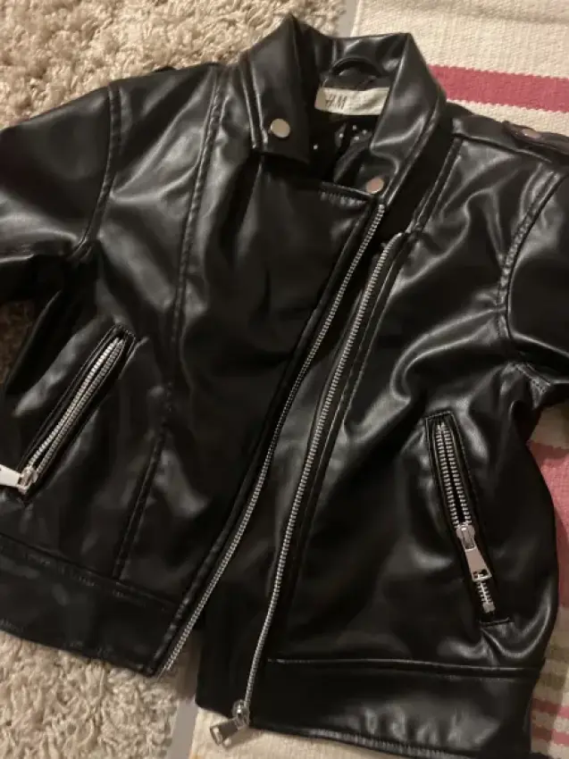 Biker Jacke schwarz 
