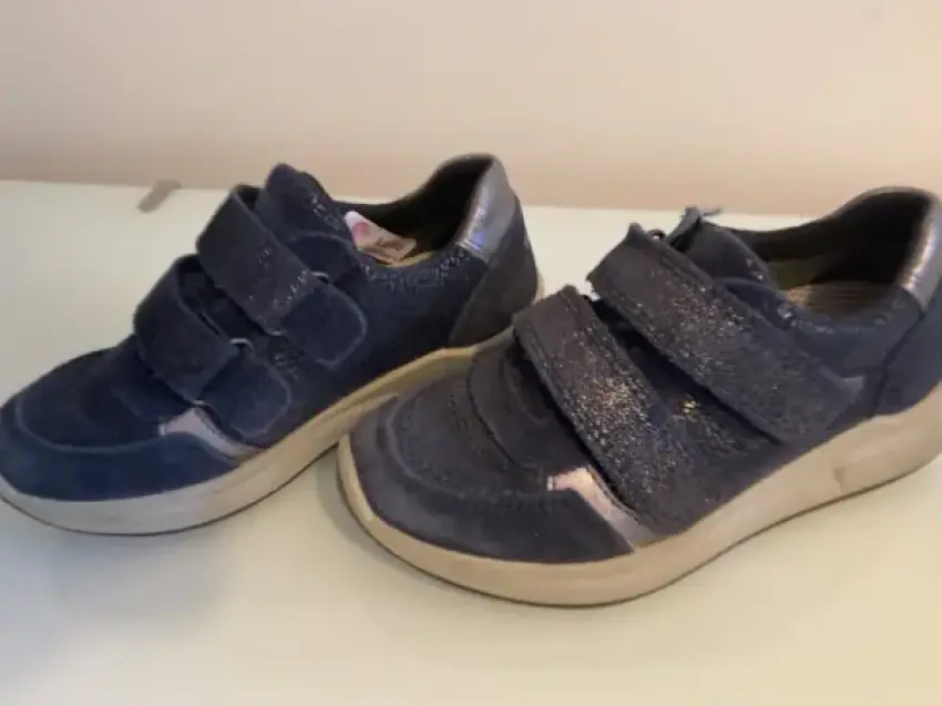 Superfit Sneaker navy Glitzer