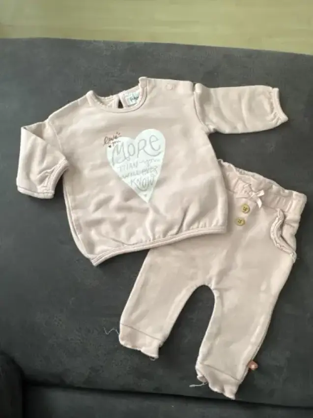 Feetje Set Herz Rosa 56