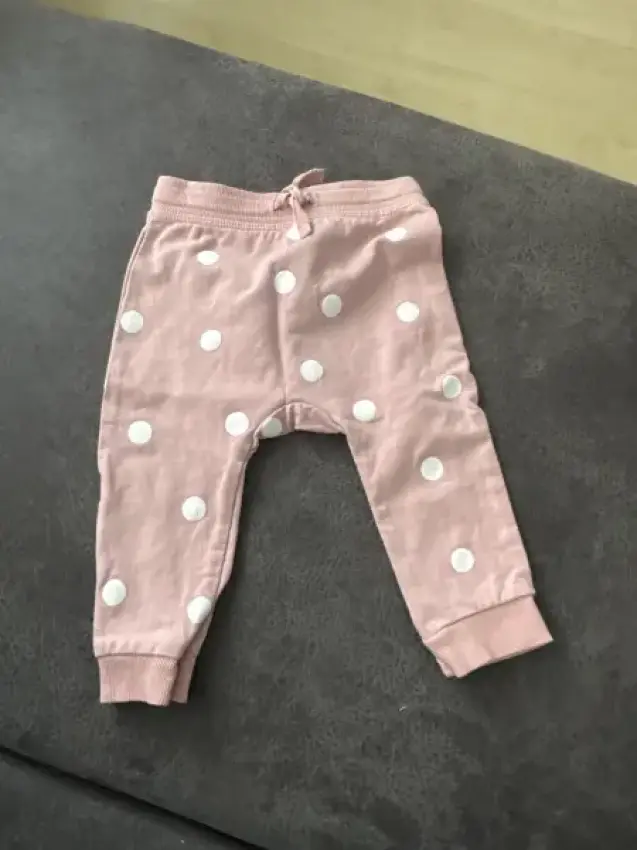 H&M Hose Rosa Punkte 74